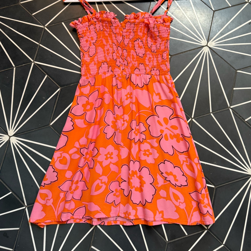 Faithfull the Brand Mini Dress in floral print, size S - Picture 4 of 4